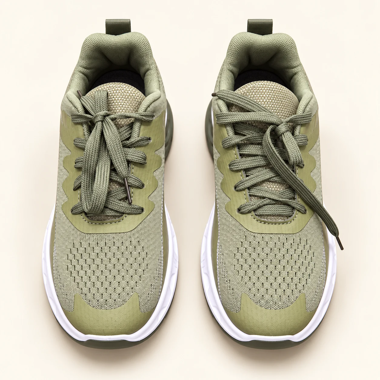 Mesh Lace-Up — Olive alternate view